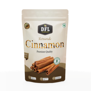 Front view of a 250g pack of cinnamon sticks, featuring the product label.