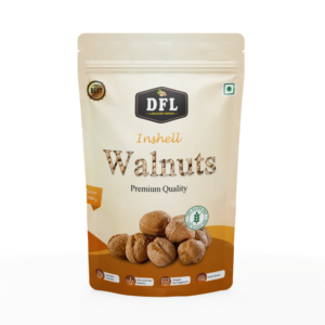 1kg Bulk Pack of Natural In-Shell Walnuts Front View