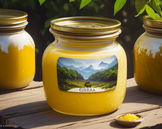 desi ghee jar